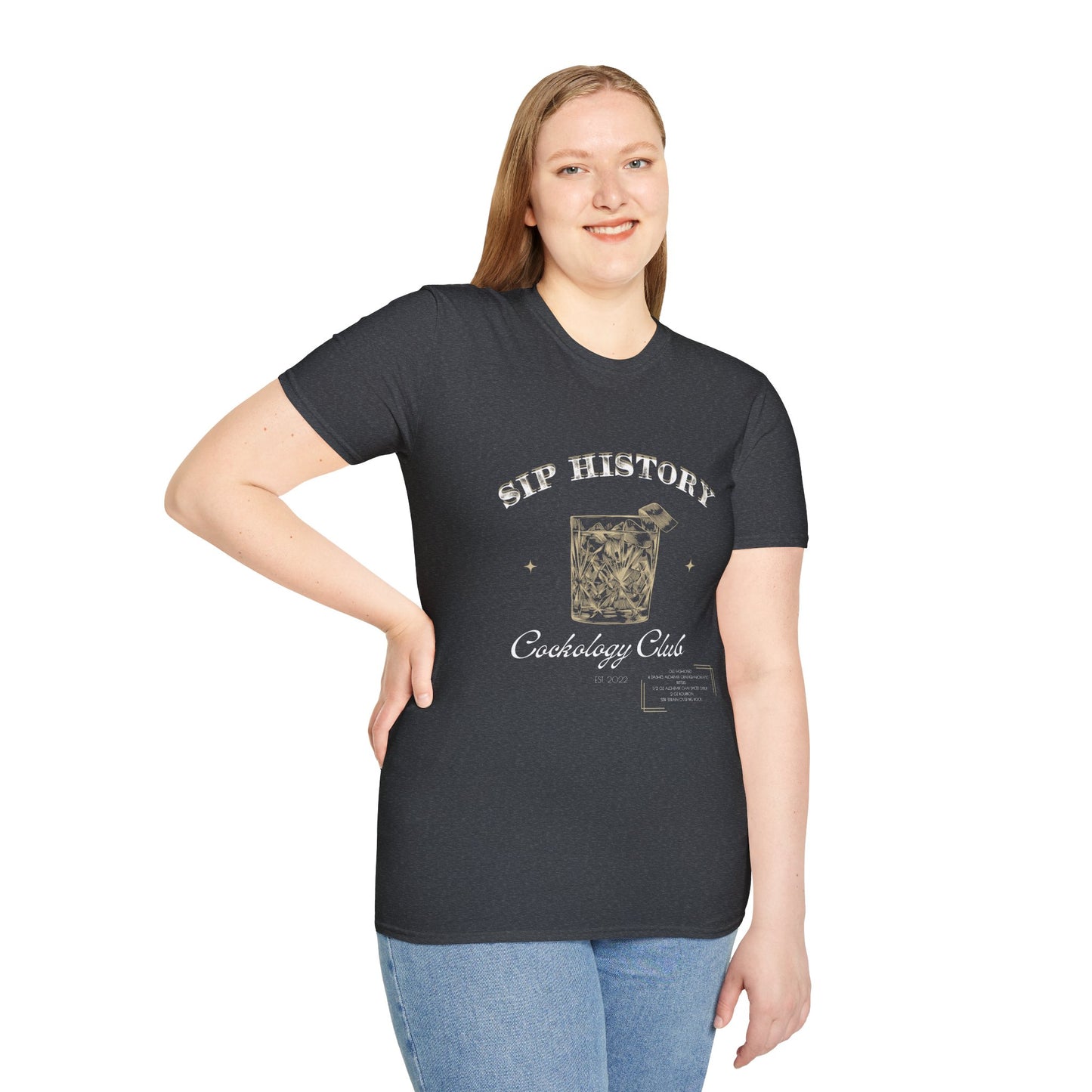Unisex Sip History Old Fashioned T-Shirt