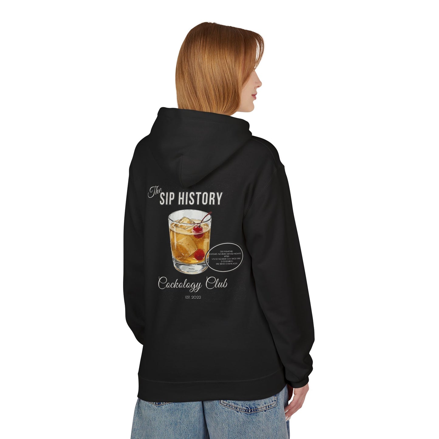 Sip History Old Fashioned Unisex Hoodie