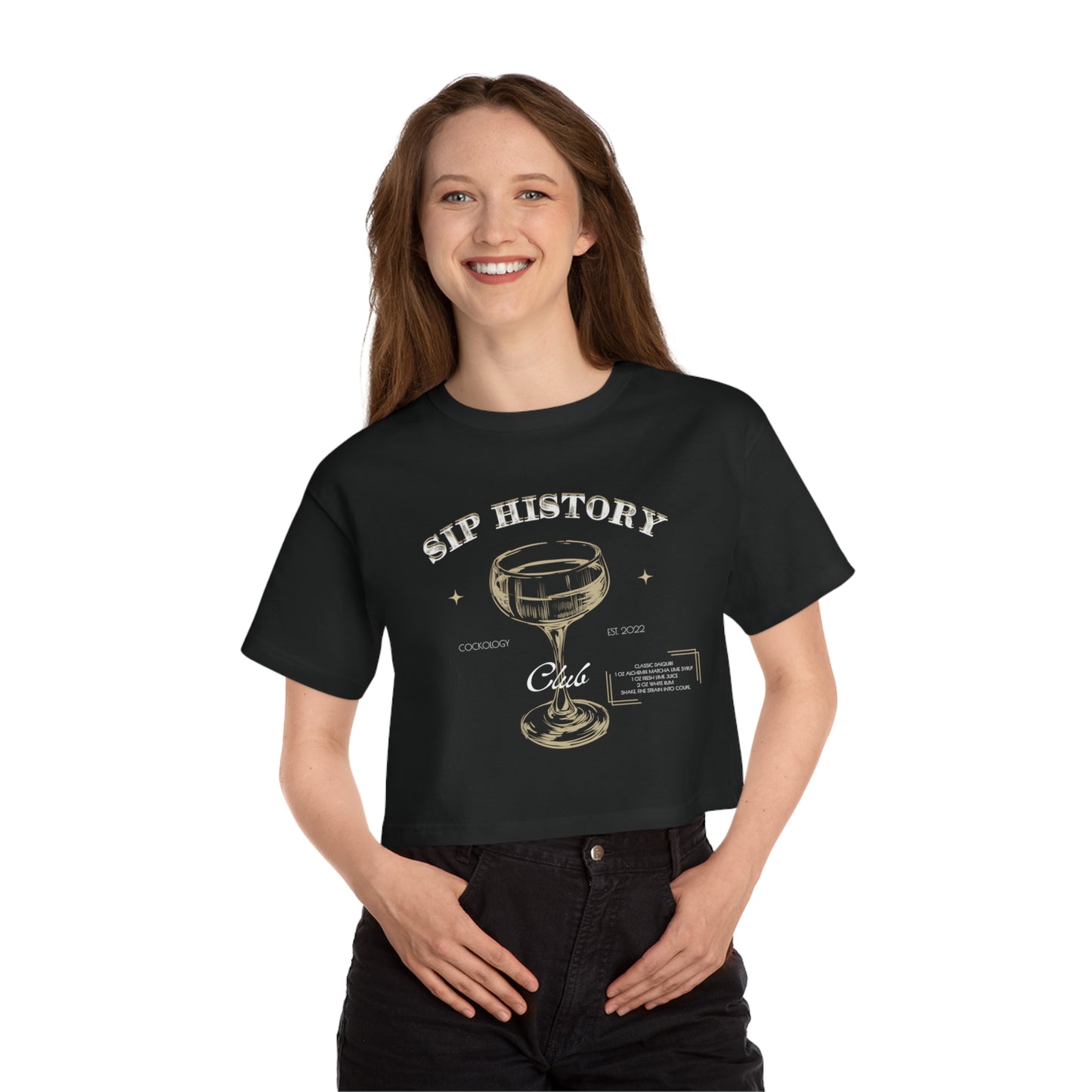 Ladies Cropped Daiquiri T-Shirt