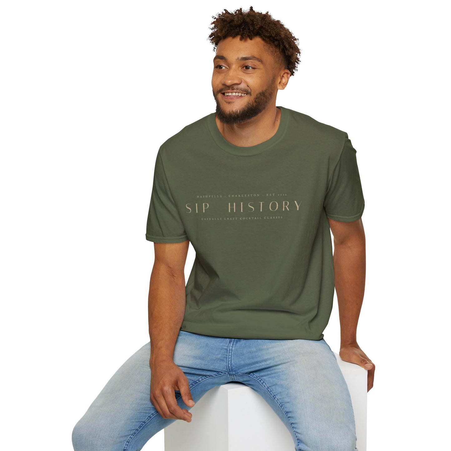 Sip History Unisex Softstyle T-Shirt
