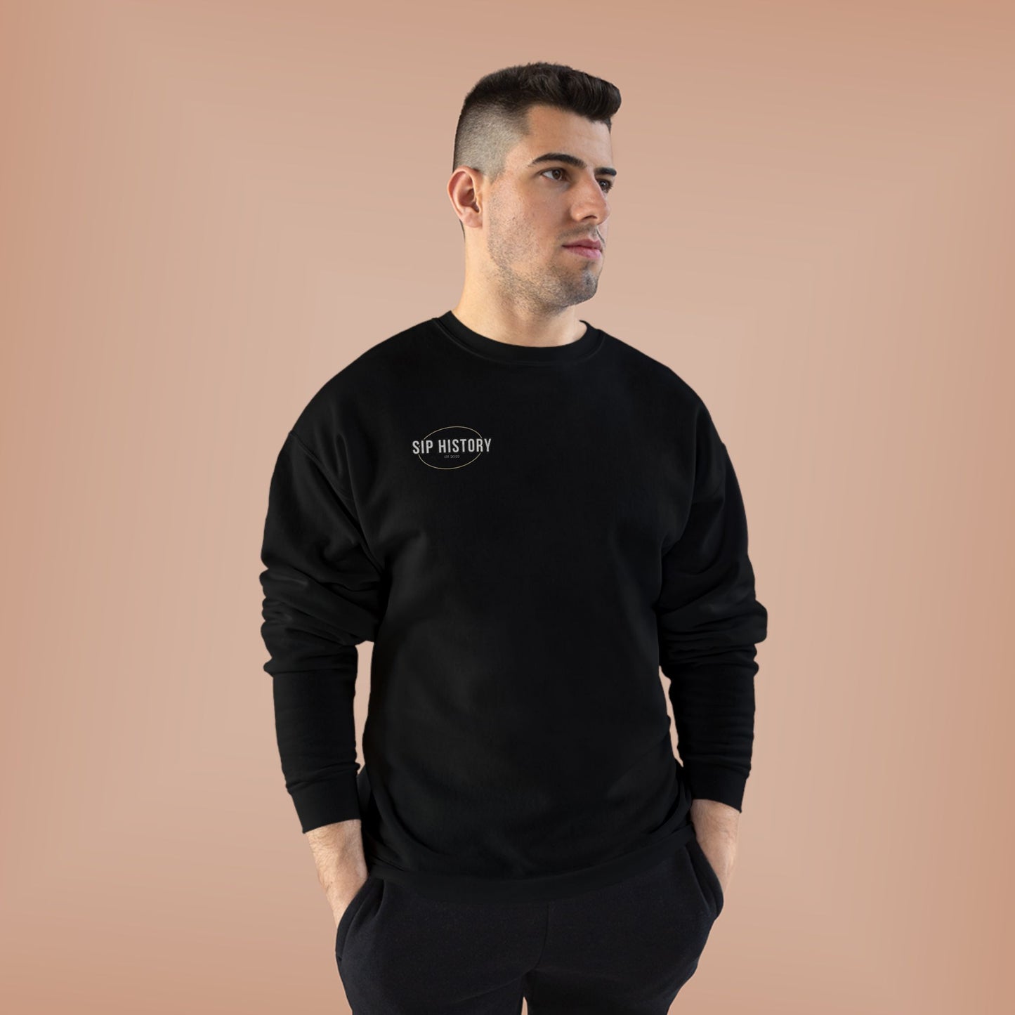 Sip History Vintage Old Fashioned Crewneck Sweatshirt