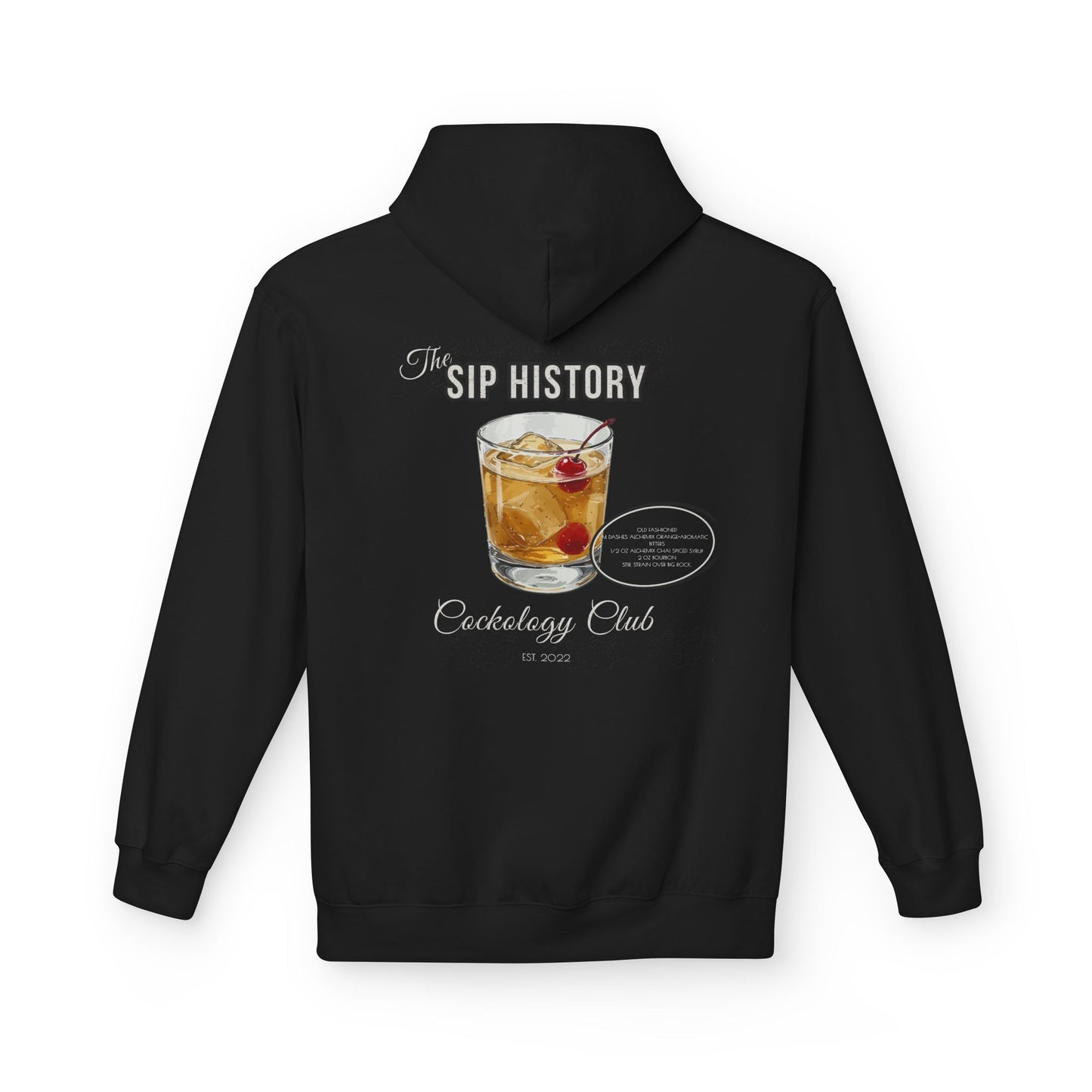 Sip History Old Fashioned Unisex Hoodie