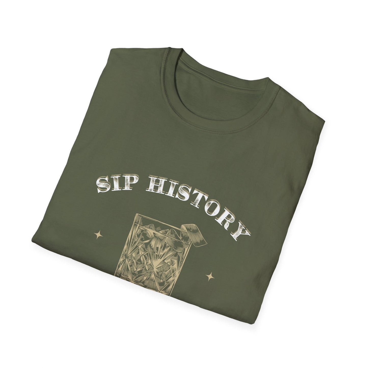 Unisex Sip History Old Fashioned T-Shirt