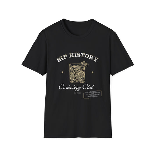 Unisex Sip History Old Fashioned T-Shirt