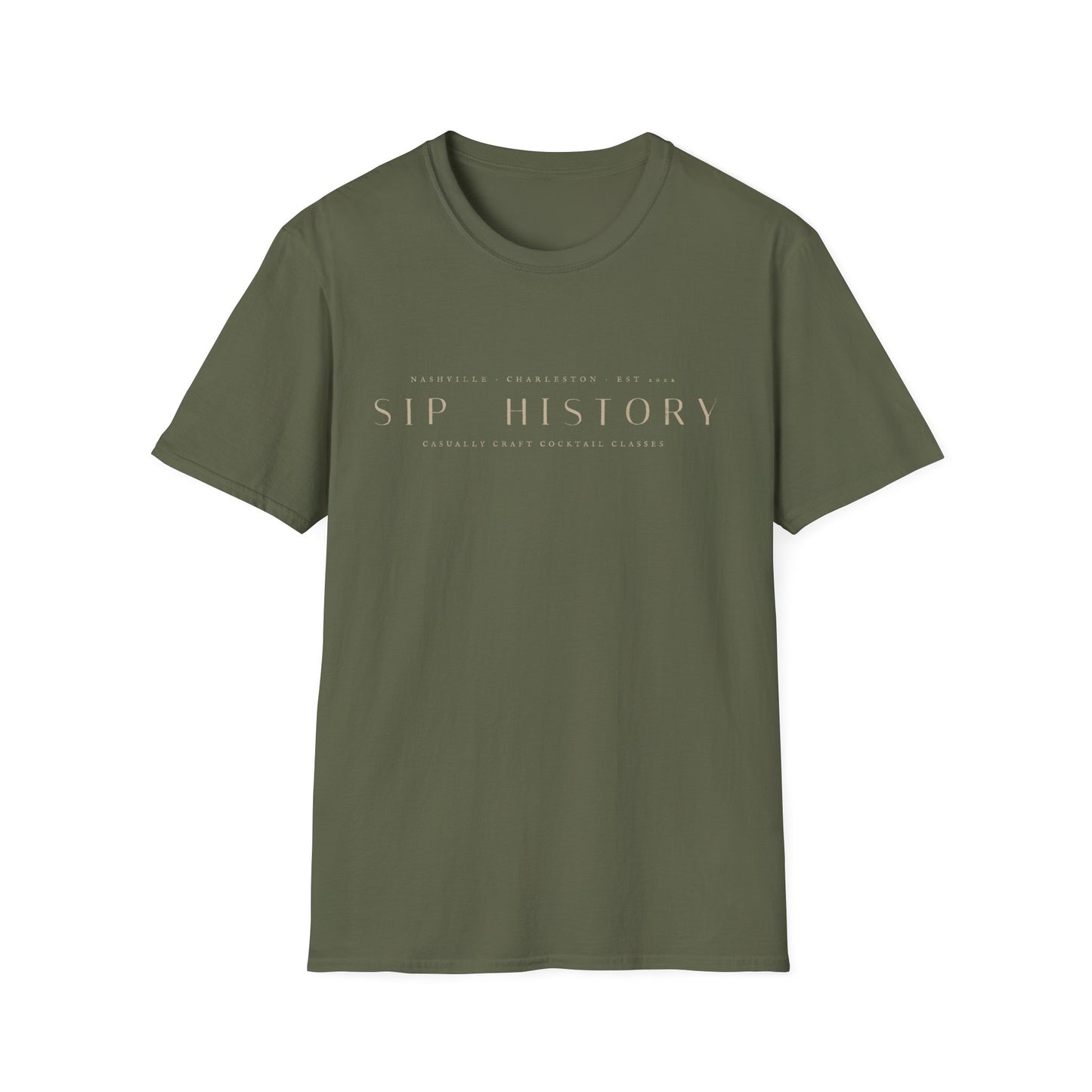 Sip History Unisex Softstyle T-Shirt