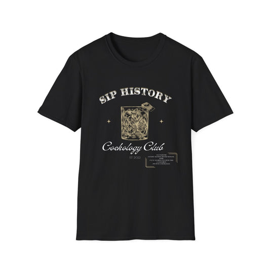 Sip History Cockology Club Old Fashioned T-Shirt Pre Order